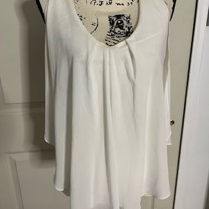VENUS CREAM FLARE LASIES TOP BLOUSE SIZE LARGE